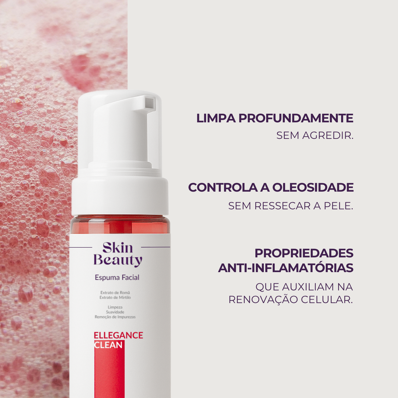 Espuma limpiadora Ellegance Clean