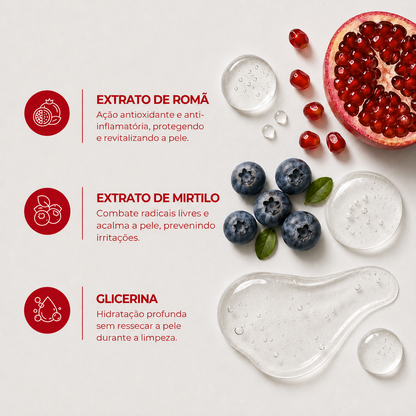 Ativos da Espuma de Limpeza Facial Skin Beauty